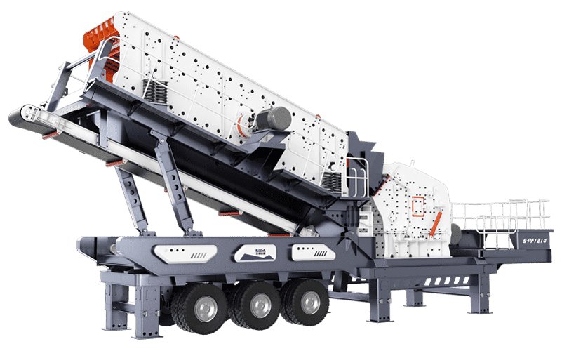 反击式移动破碎站