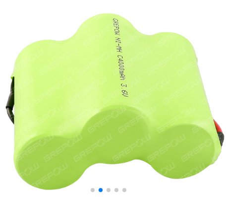 3.6V4000mAh水下吸尘器镍氢电池