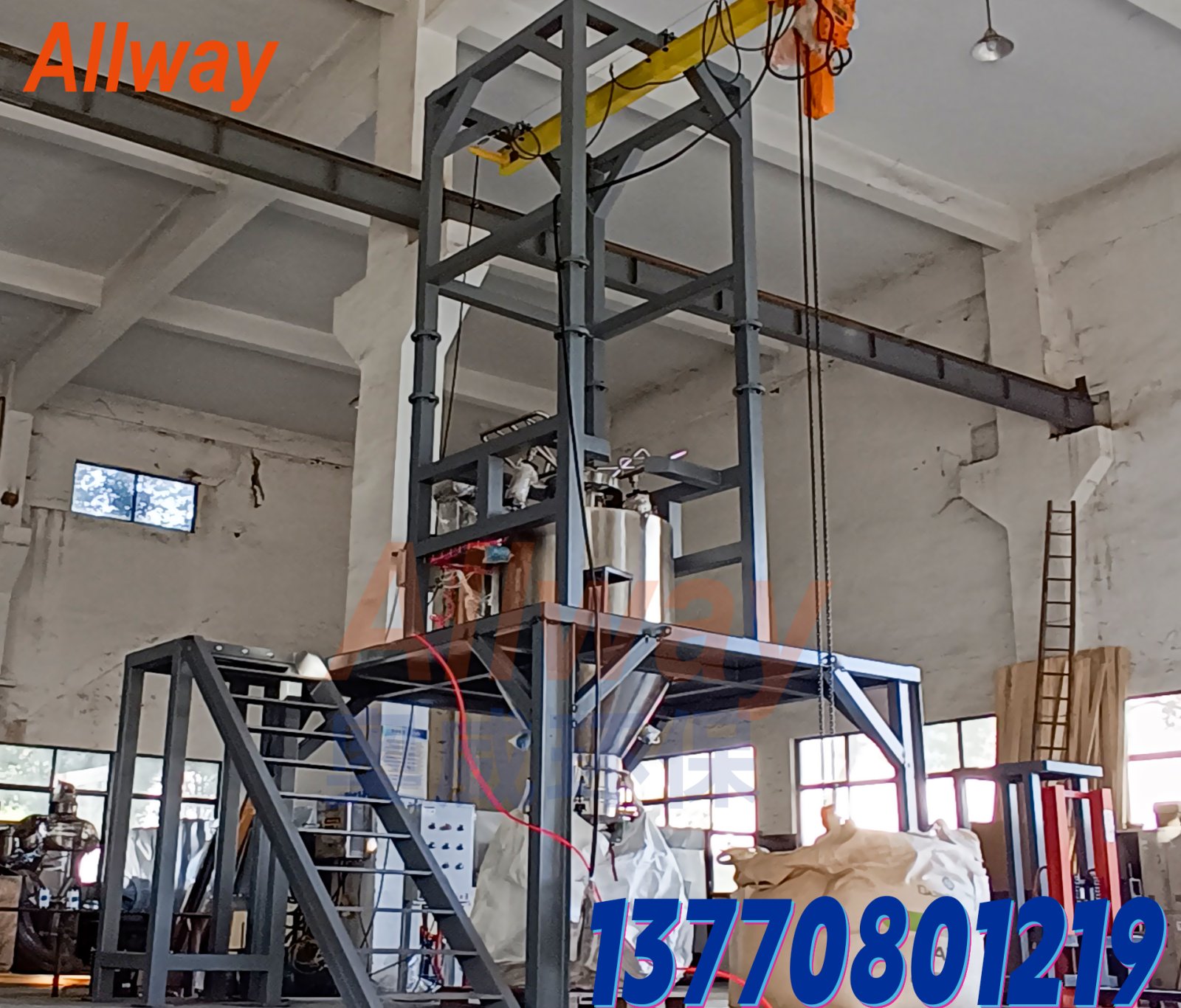 吨袋拆包机 大袋卸料站