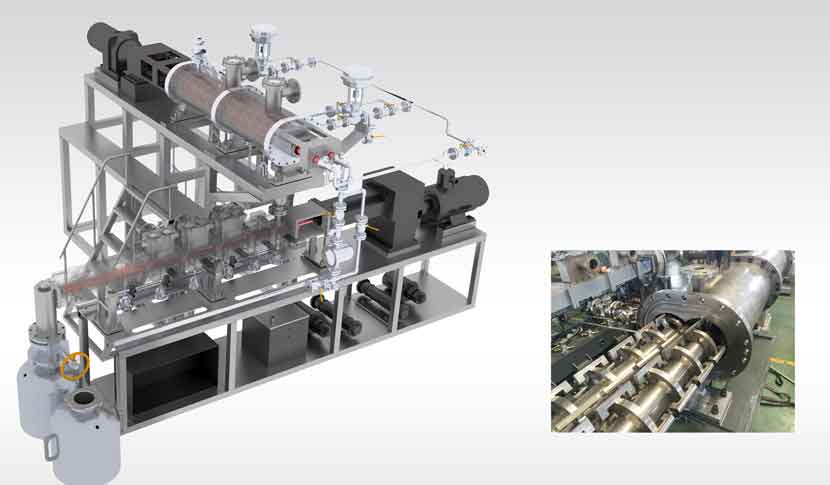 SCP系列高粘自洁反应器与大容量脱挥机