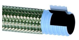 钢丝编织防静电特氟龙单壁波纹管
