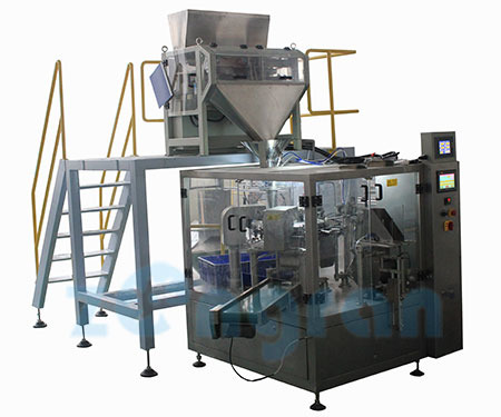 猫砂宠物粮500g-3kg全自动拉链袋给袋式包装机