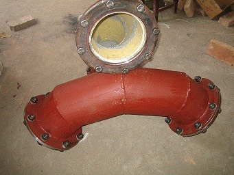 耐磨陶瓷贴片弯头