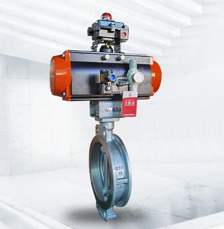 对夹气动开关蝶阀 D673W