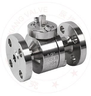 美标两片式法兰球阀