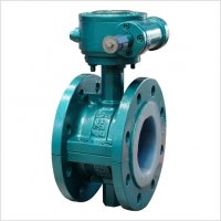 D341F46衬氟法兰式蝶阀