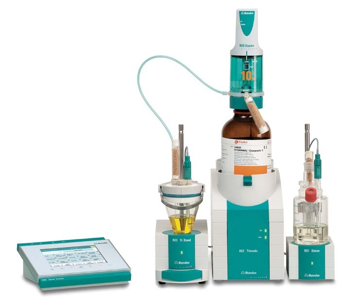 斯达沃库仑法/容量法双通道卡氏水分仪852型