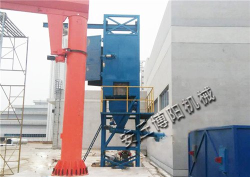 原煤粉末吨袋拆袋站、2吨萘粉自动拆包机