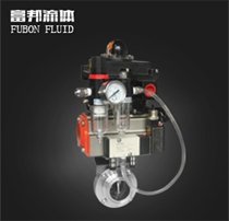 卫生级卧式气动快装蝶阀D681X-10P