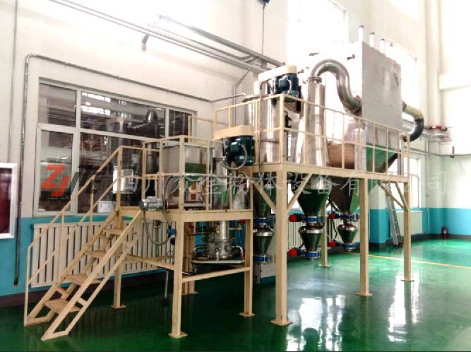 医药专用气流粉碎机、油性、高糖食品低温粉碎系统