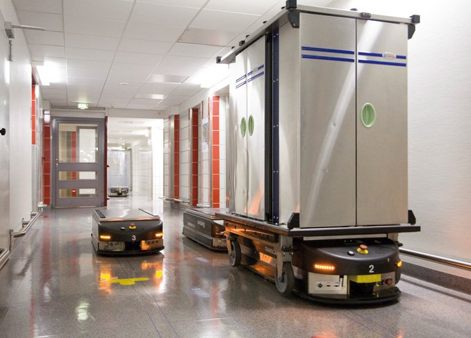 智能AGV机器人引导车