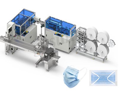 一次性口罩机生产检测包装线