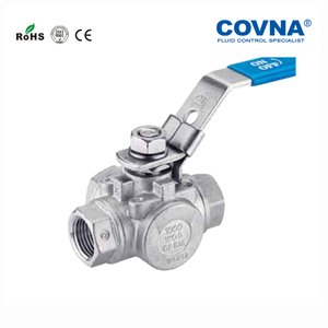 CB-10-T系列不锈钢手动内螺纹三通球阀