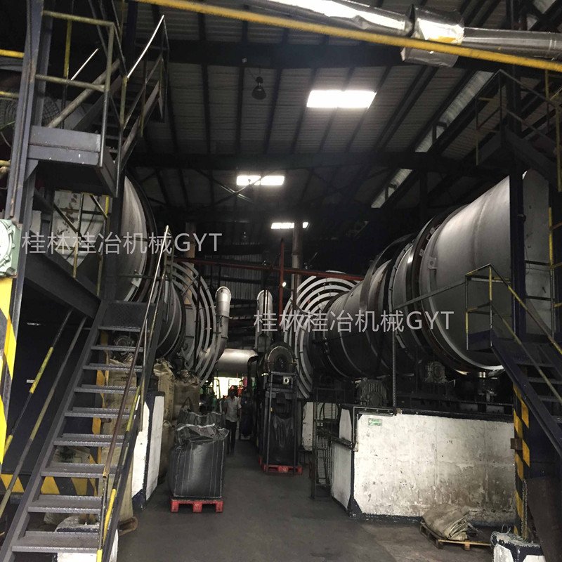 果壳椰壳等物料工业活性炭制造线