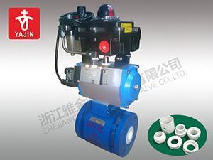 喷煤专用气动陶瓷球阀