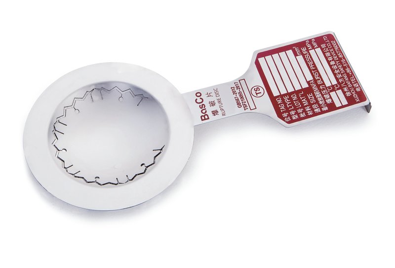 反拱开缝型爆破片