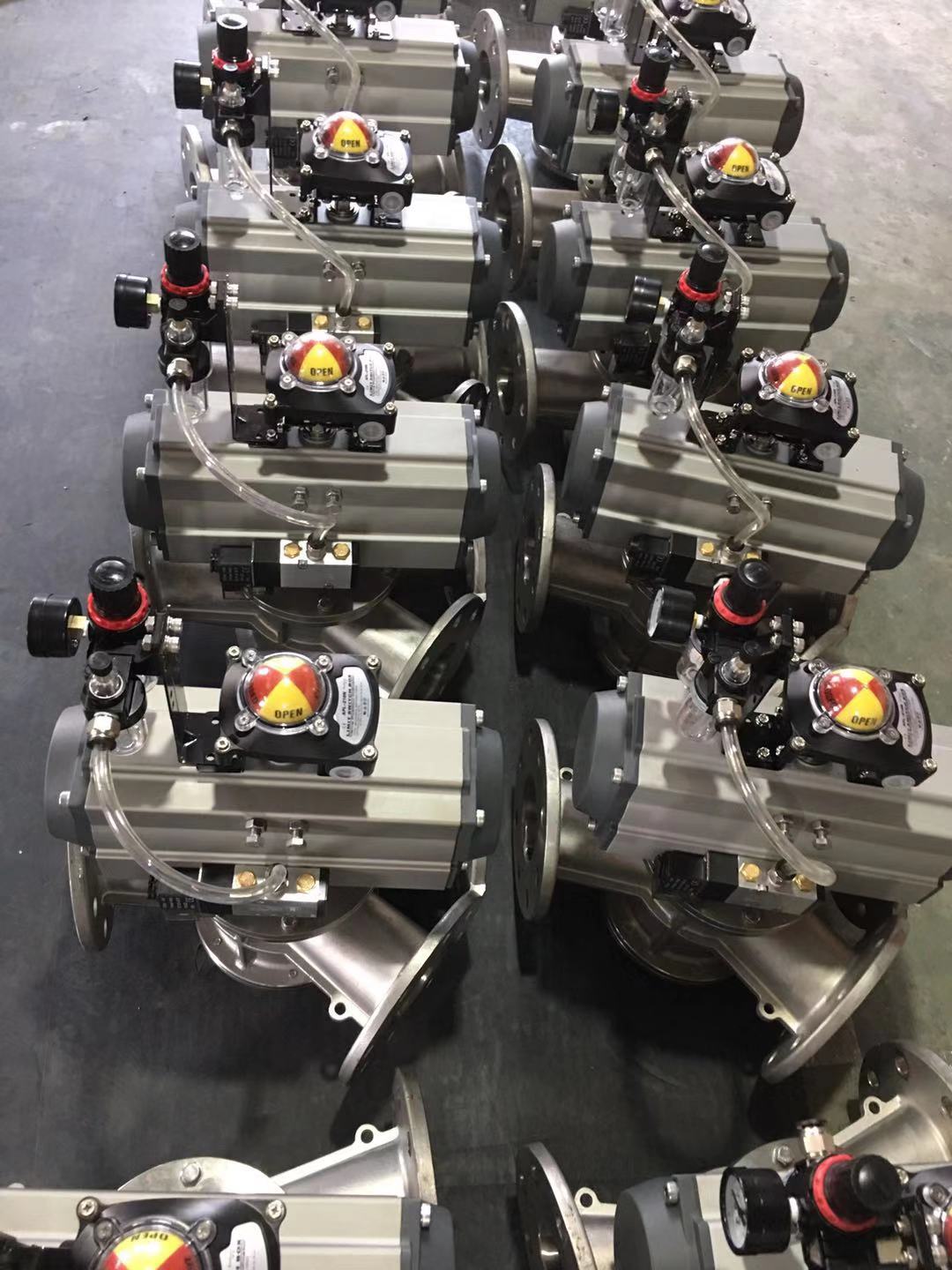 气动粉料三通换向阀