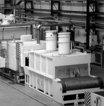 铝制品加工的半连续式钎焊炉