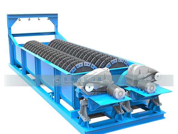 一米二双螺旋洗沙机