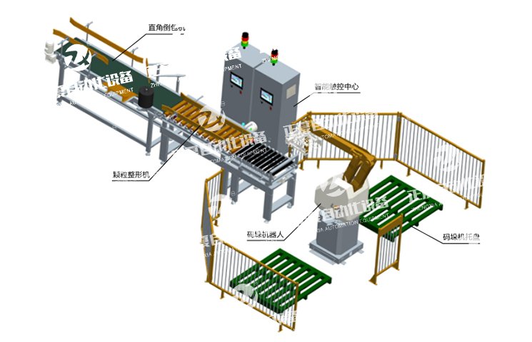 一机一线自动码垛输送线
