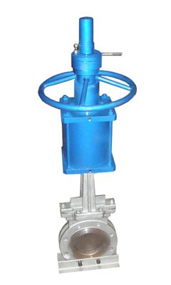 气动带手动刀型闸阀