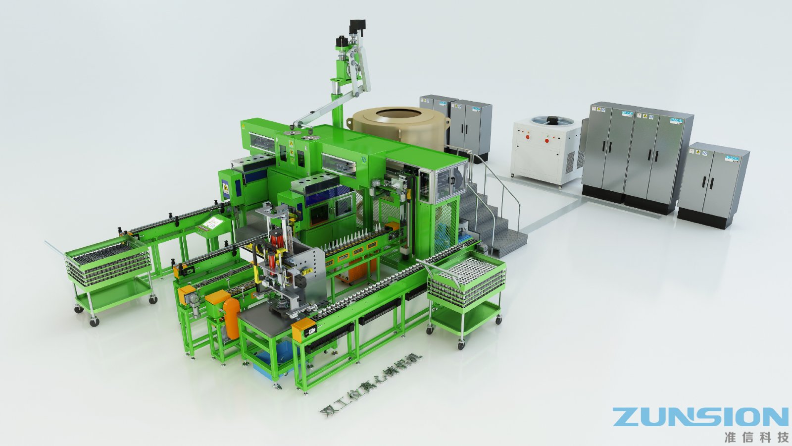 全自动双工位离心铸铝设备-B