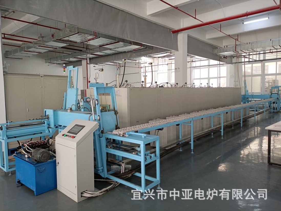 氢气保护气氛自动回转式推板窑炉