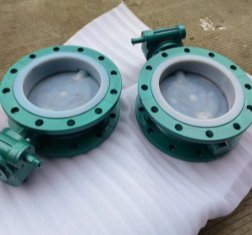 衬氟法兰式蝶阀