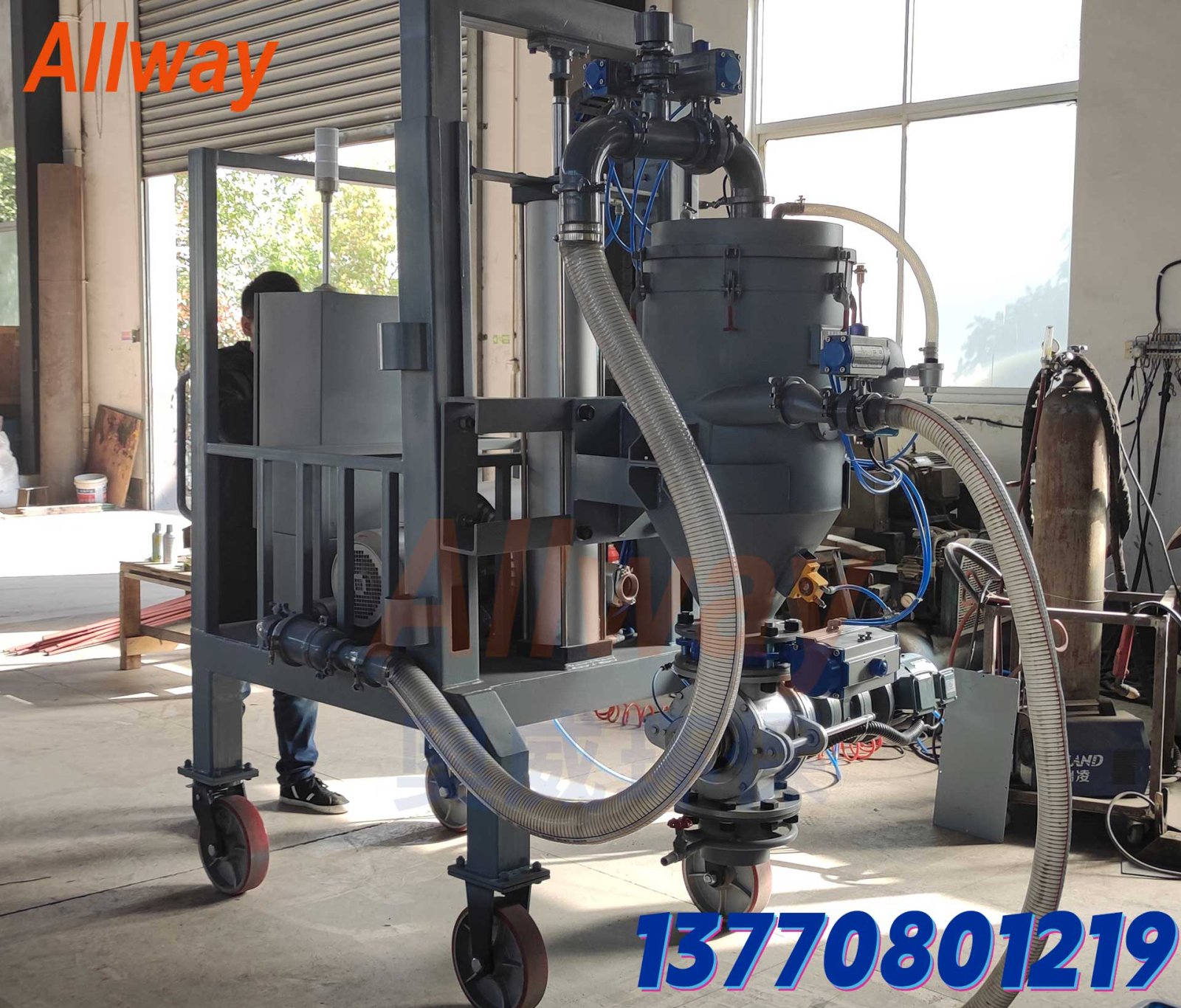 AW-SLJ-320-YDEC1 气动式真空上料机 连续高效负压输送