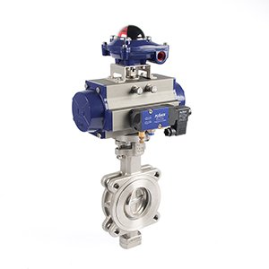 气动硬密封蝶阀