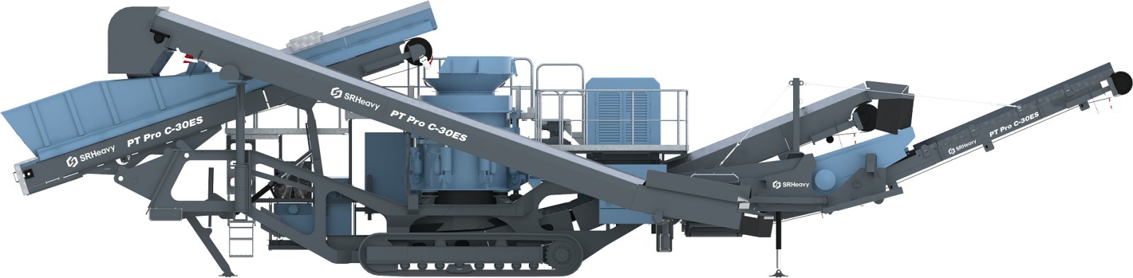 SRHeavy® PT Pro C系列 履带式移动圆锥破碎站