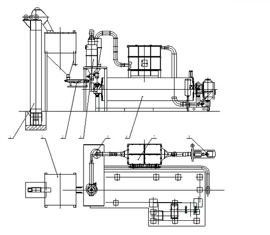 球磨机配分级机超细粉生产线