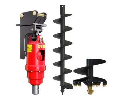 螺旋钻机挖机钻孔机