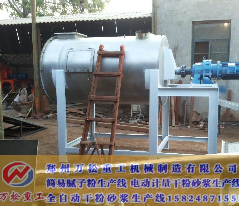 干混砂浆生产工艺流程