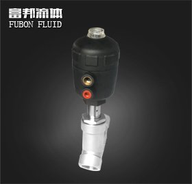 内螺纹气动角座阀