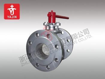 Q41TC半内衬陶瓷球阀