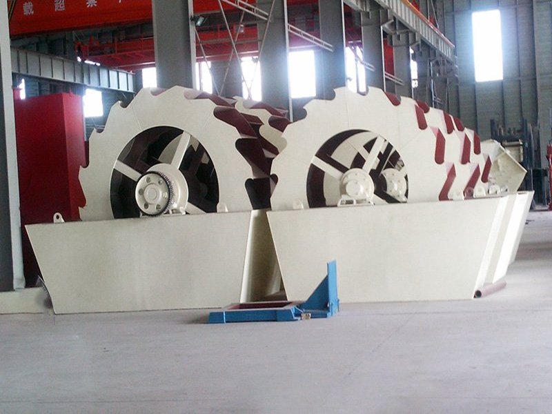 轮斗式洗砂机