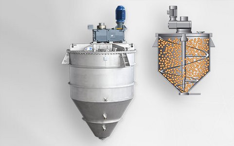 圆柱形混粉设备