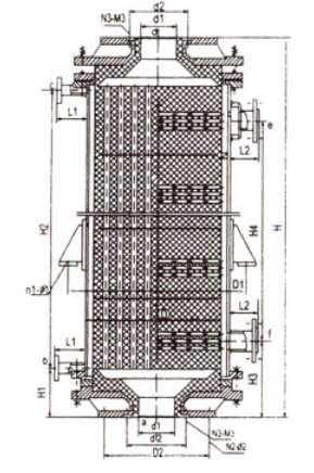 圆块孔式石墨换热器（YKC系列）