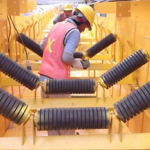 三托辊皮带输送机