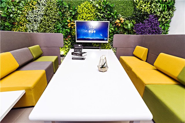 简约人造石桌面 会议桌