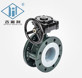 全衬四氟涡轮蝶阀（法兰式）