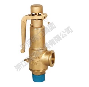 A27Y型PN16-40 外螺纹连接弹簧带扳手微启式安全阀