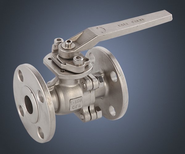 二片式美标法兰球阀