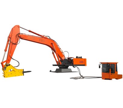 大型矿用电动固定式液压破碎锤固定式液压破碎机