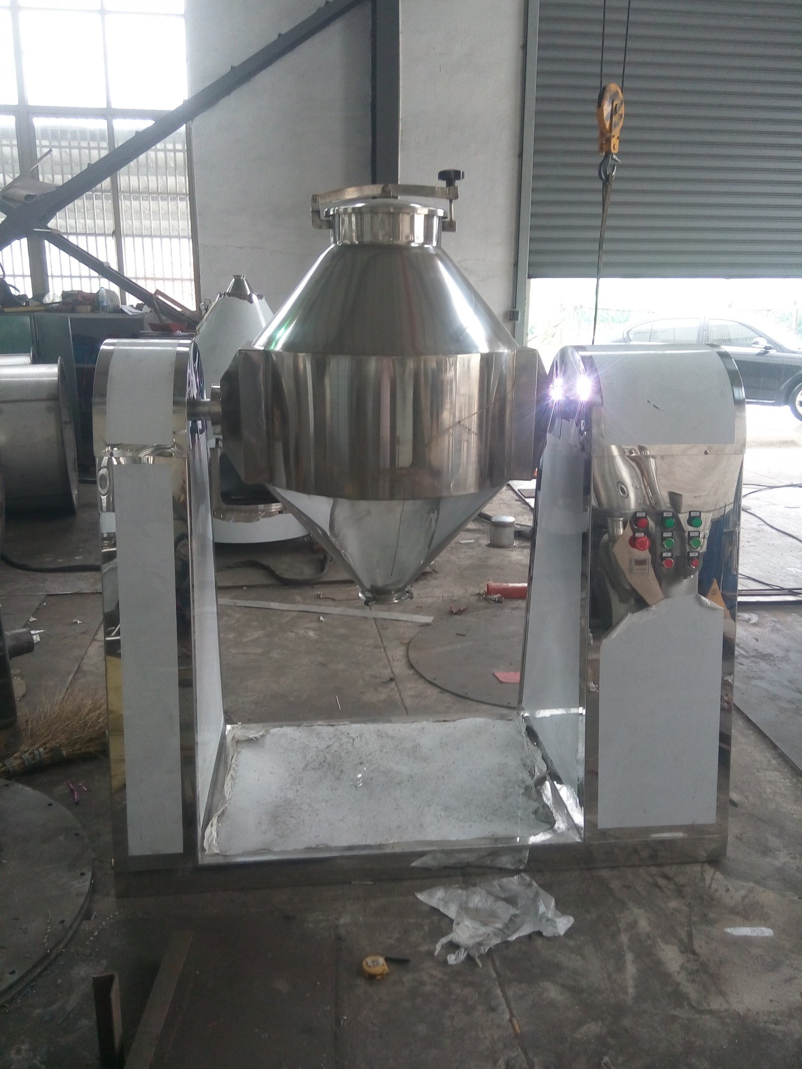 烘干混合一体双锥真空回转干燥机