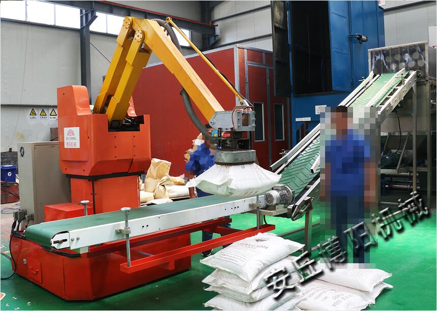 硫磺粉自动拆垛机、自动拆垛设备