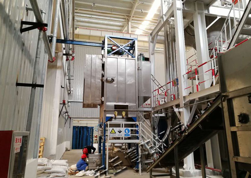 甘肃碳酸钙吨袋拆包机 吨袋拆袋设备噪音小