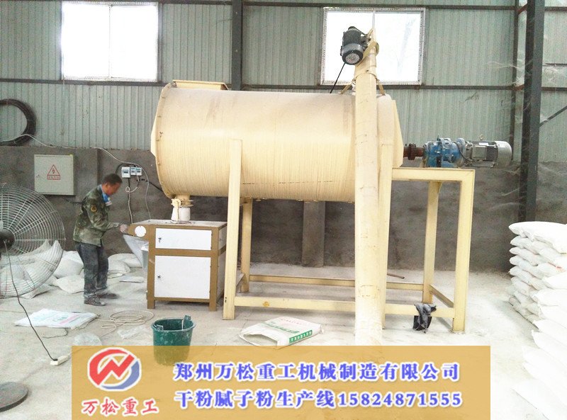 干粉砂浆生产线的五种主要类型