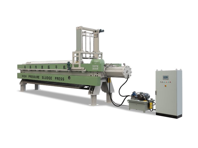 鼓膜100公斤高压污泥压干机